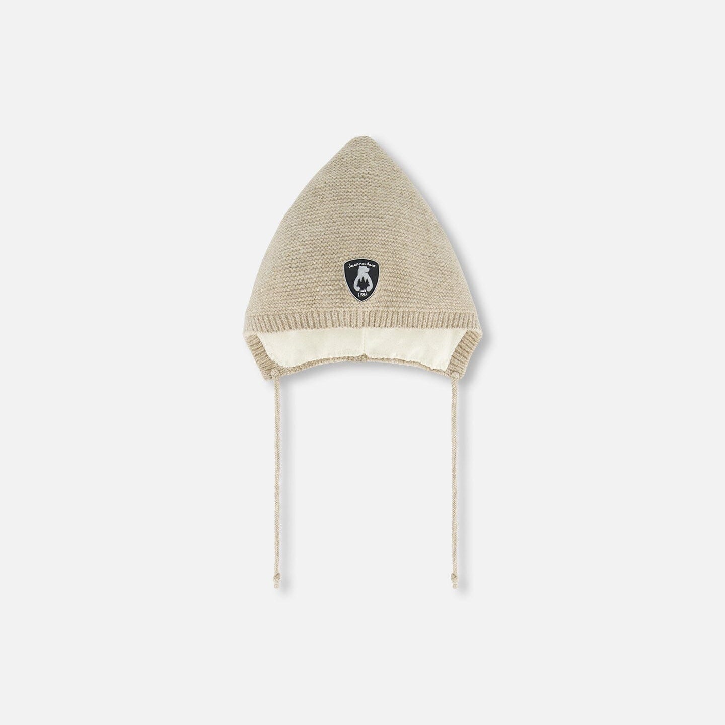 Baby Pointed Knit Hat In Beige - G10ZB01_907