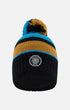 Knit Hat Blue, Black And Spice - G10ZU01_000