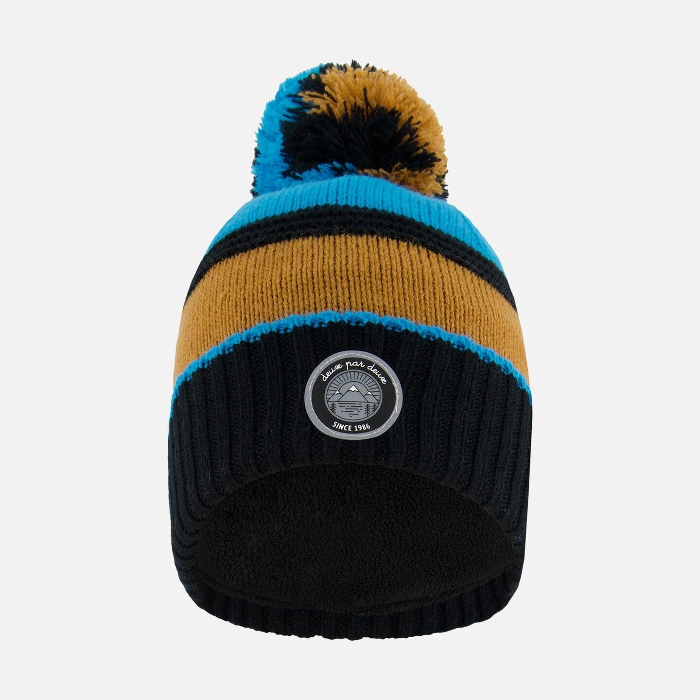 Knit Hat Blue, Black And Spice - G10ZU01_000