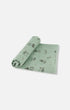 Printed Muslin Blanket Sage Monkey - G30AD_071