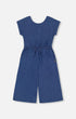 Chambray Jumpsuit Navy Blue - G30G41_098