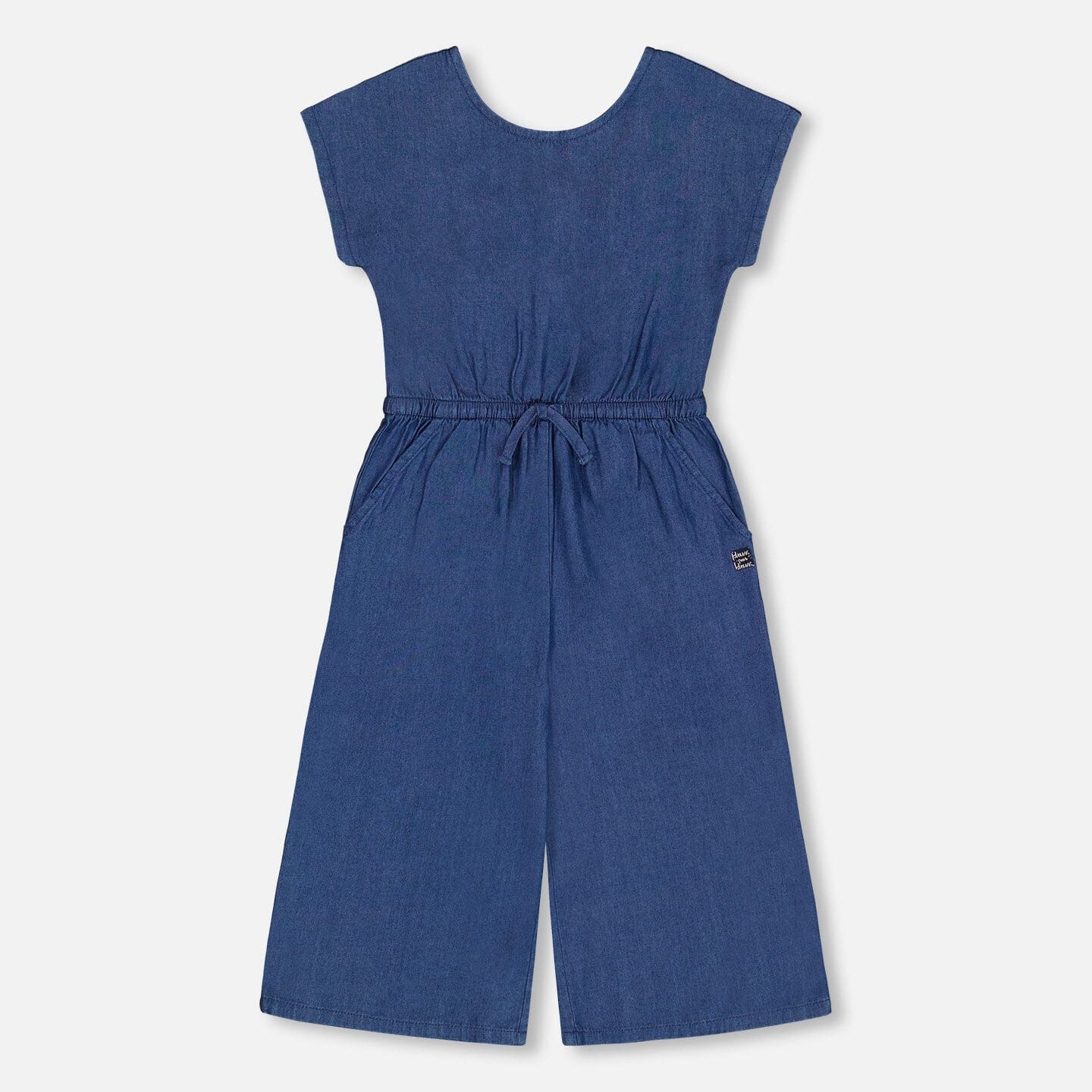 Chambray Jumpsuit Navy Blue - G30G41_098