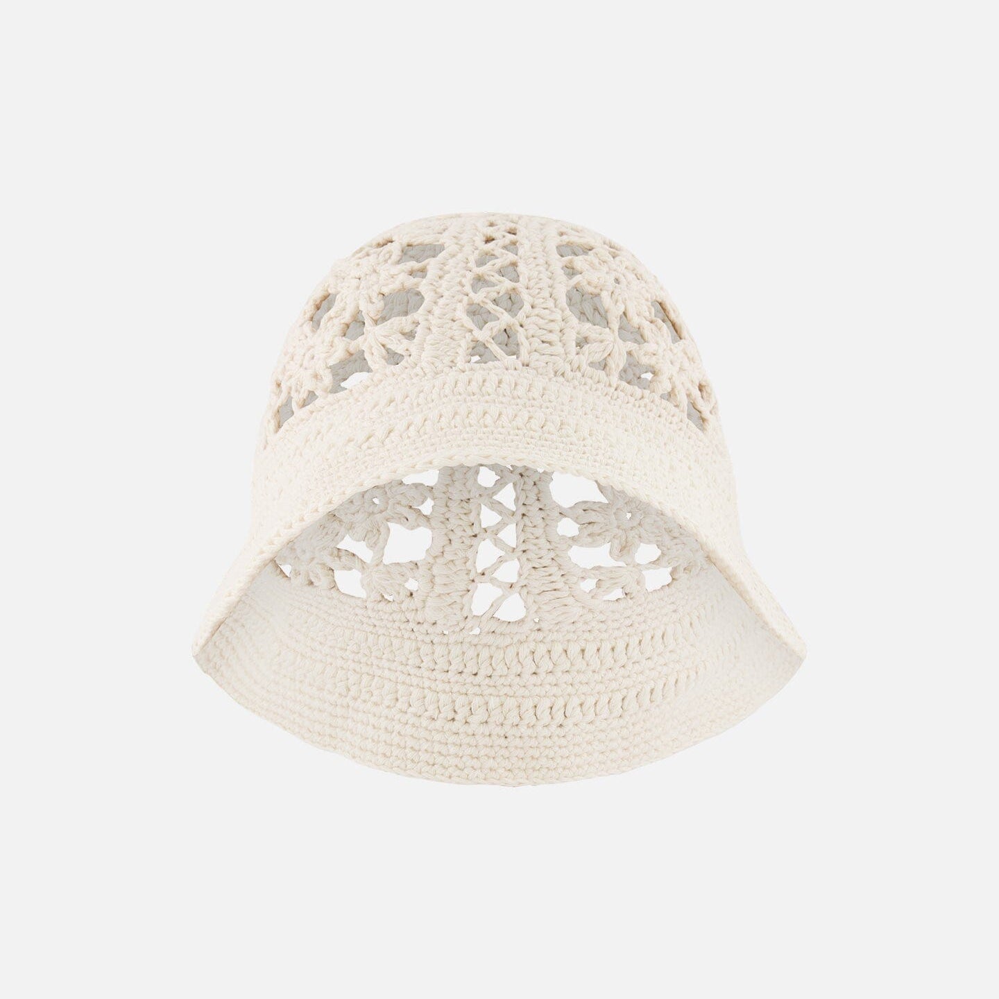 Crochet Hat Off-White Knit - G30JH_100