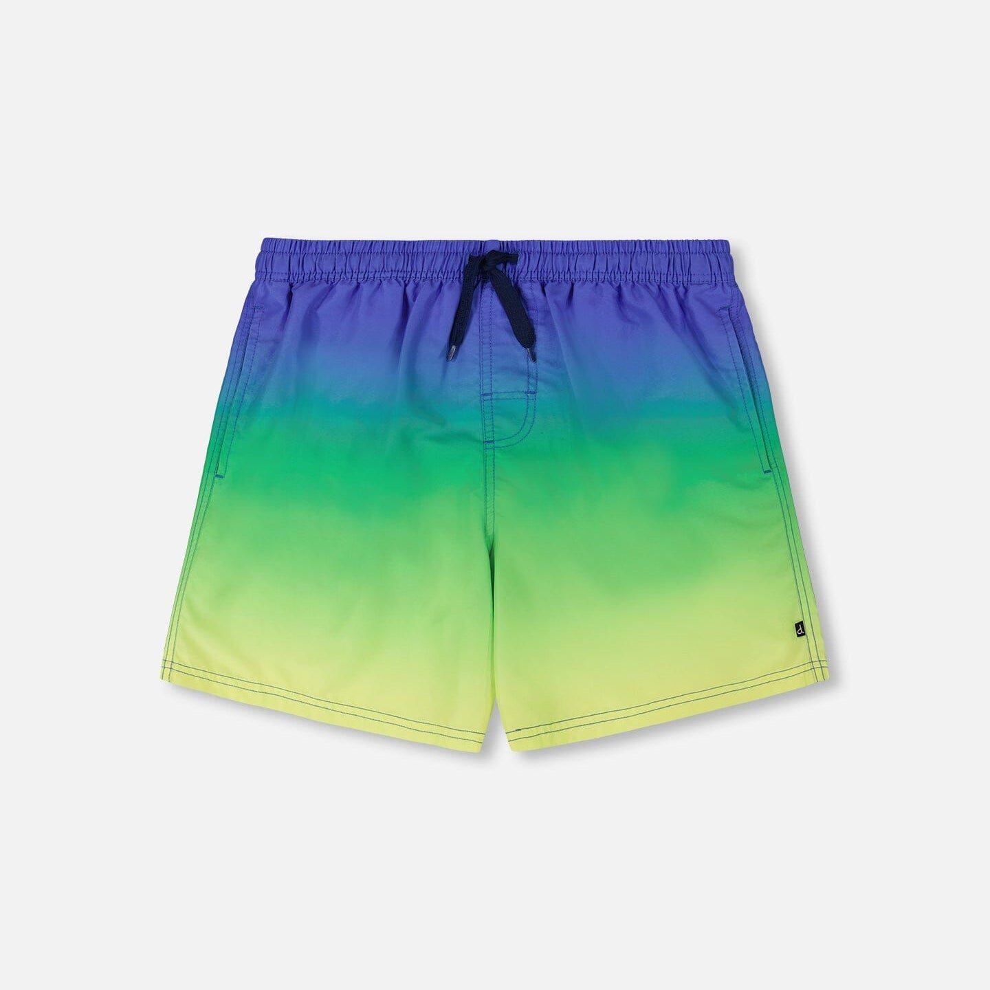 Swim Trunks Blue, Green, And Lime Gradient - G30NM11_000