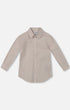 Long Sleeve Button Down Shirt Light Taupe - G30R15_147