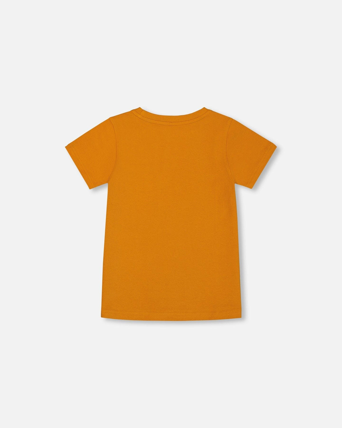Organic Cotton Tee Vibrant Orange And Blue Vespa