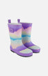 Printed Rain Boots Mauve And Blue, Pink Mountain - G30WB10_008
