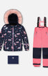 Two-Piece Play Snowsuit With Printed Jacket And Solid Pant Candy Pink - H10PG95_639