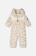 Baby Mid-Season Plush One Piece Outerwear Cream Leopard Print - H20W66_070